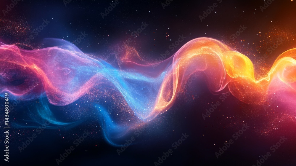 Cosmic Dance: A Symphony of Celestial Hues Cosmic Dance: A Symphony of Celestial Hues