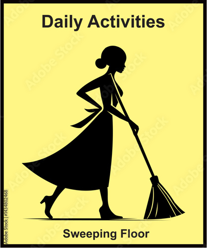 Daily Life Silhouette home an...