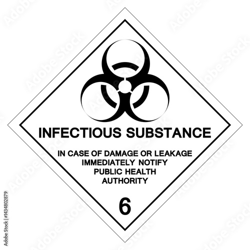 Infection Substance Symbol Sign , Vector Illustration, Isolate On White Background Label.EPS10