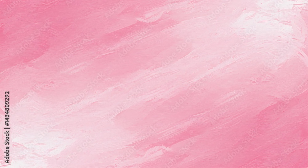 Fototapeta premium A delicate abstract background featuring soft, blended brushstrokes in varying shades of pink, creating a tender and artistic texture.
