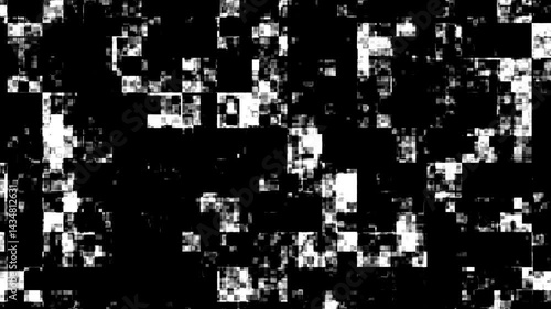 Digital Pixel Pattern. Abstract Geometric Background.