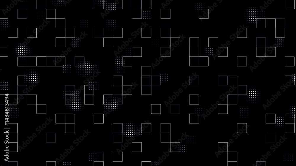 Digital Pixel Pattern. Abstract Geometric Background. Digital Pixel Pattern. Abstract Geometric Background.