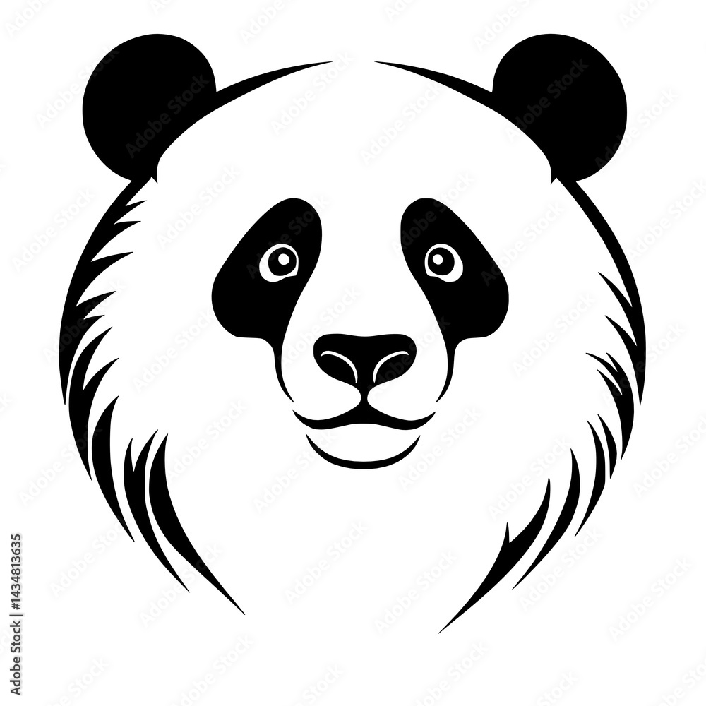 art illustration of a cute panda art illustration of a cute panda