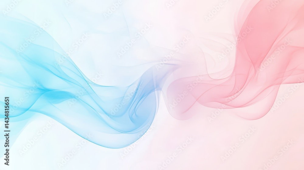 Soft, flowing curves of pastel hues in a delicate abstract design. Soft, flowing curves of pastel hues in a delicate abstract design.