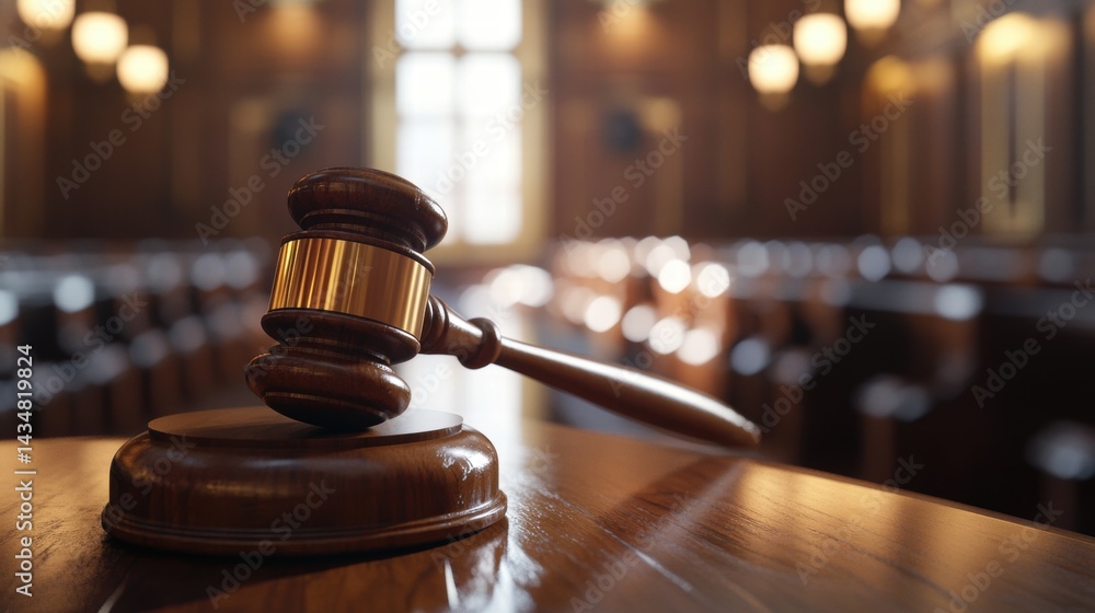 Judge s Gavel in Courtroom Judge s Gavel in Courtroom