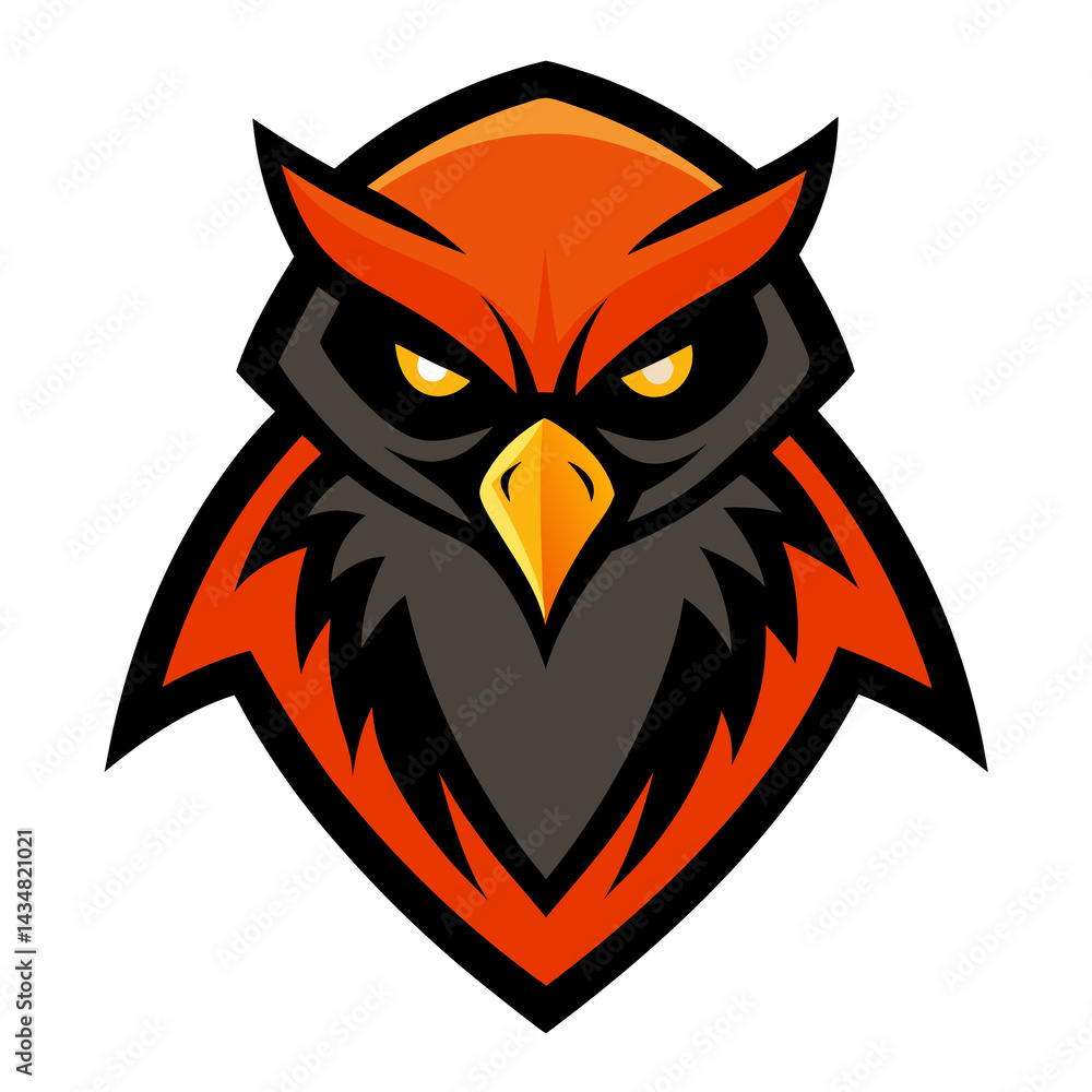 Obraz premium Alien Eagle mascot logo vector