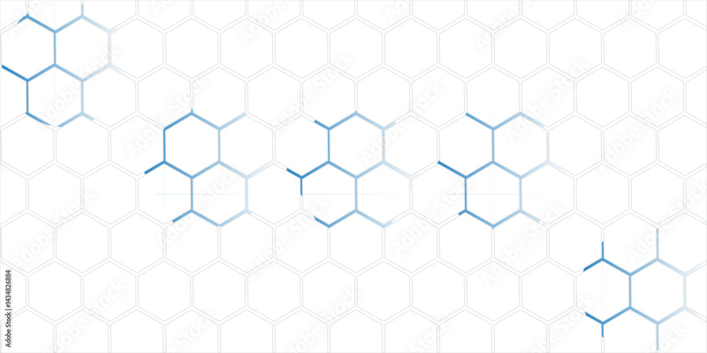 Naklejka premium Abstract geometric design featuring a seamless hexagonal pattern with a honeycomb texture