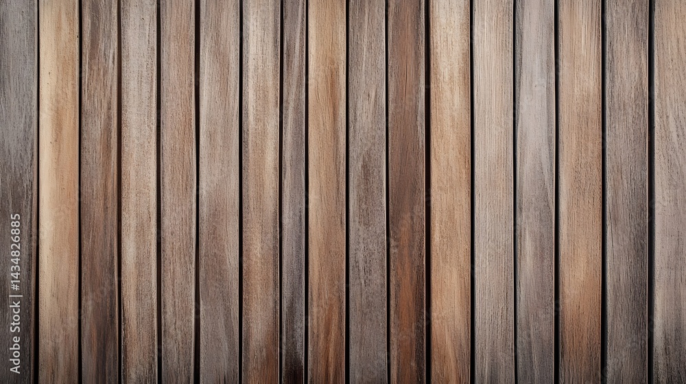 Fototapeta premium A textured wood grain background featuring sanded teak planks long title Detailed close up image of a sanded teak wood surface with a