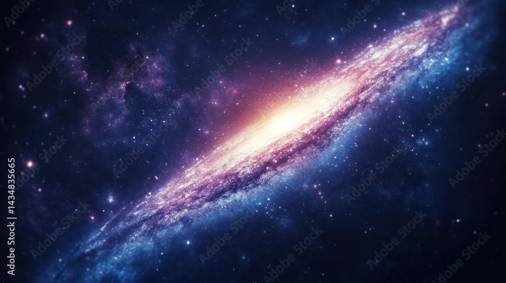 A vibrant spiral galaxy ablaze with celestial dust and stars. A vibrant spiral galaxy ablaze with celestial dust and stars.