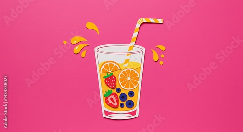 Summer in a Glass AI Generated