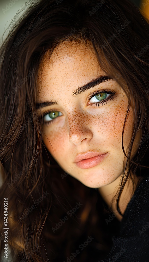 Woman Portrait Closeup Woman Portrait Closeup