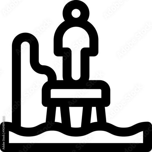 flyboard illustration on a white background    