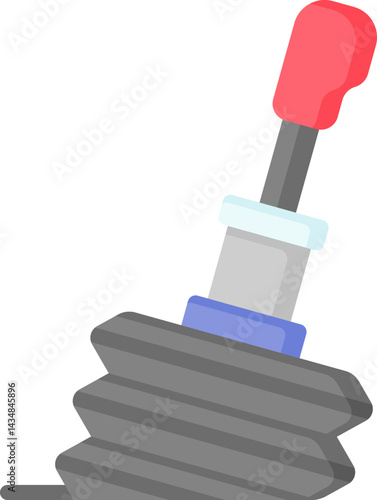 gearshift (2) illustration on a white background    