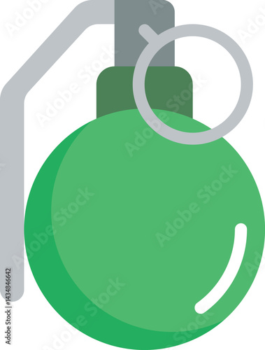 grenade illustration on a white background     