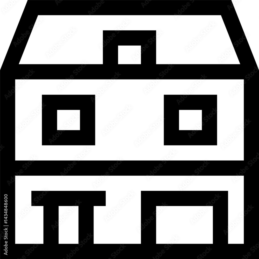 house illustration on a white background house illustration on a white background