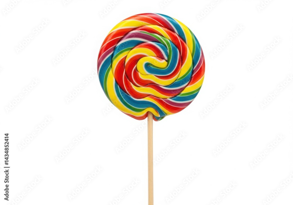 custom made wallpaper toronto digitalColorful lollipop spiral candy isolated on white background