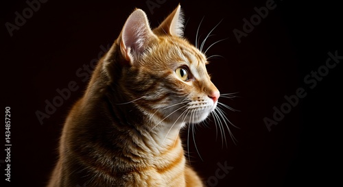 Amber Gaze AI Generated