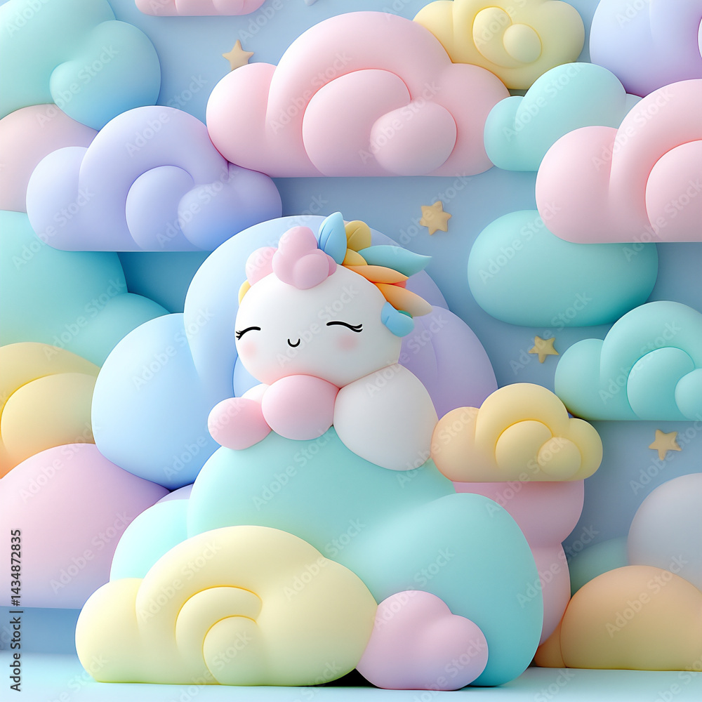 gentle background with a pattern of soft cloud shapes in blended pastel tones, calming and airy gentle background with a pattern of soft cloud shapes in blended pastel tones, calming and airy