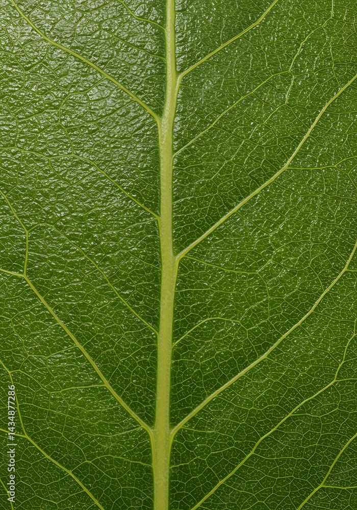 Emerald Veins: A Leaf's Intricate Detail AI Generated Emerald Veins: A Leaf's Intricate Detail AI Generated
