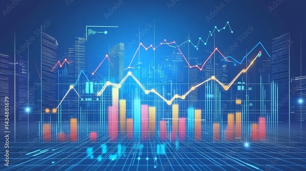 Cityscape Financial Growth Chart Data Analysis Cityscape Financial Growth Chart Data Analysis