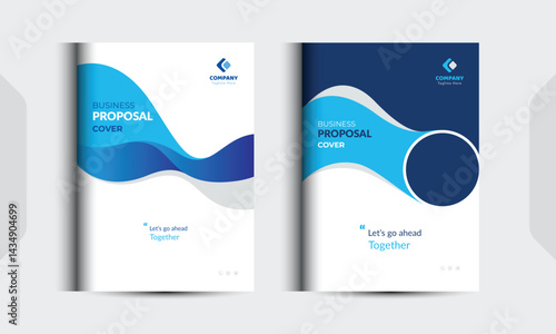 Corporate Business Proposal Cover Design template