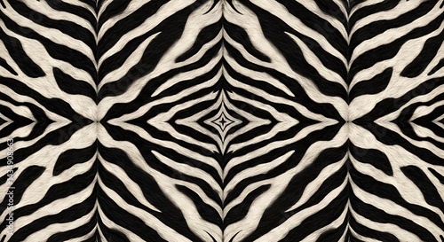 Stripes of Symmetry AI Generated