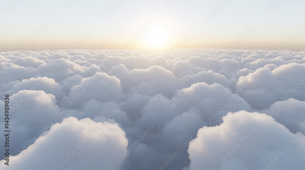 Above the clouds, sunrise