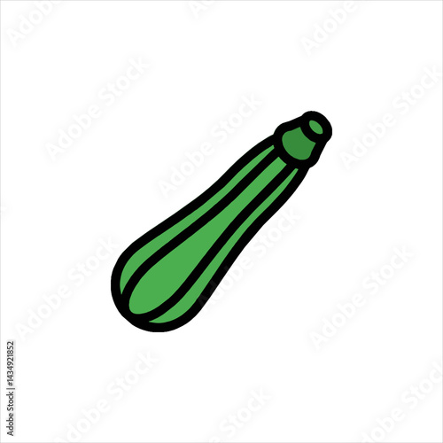 cucumber on a white background