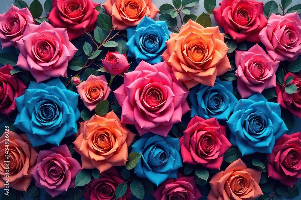 Intricate blooming rose pattern, vibrant hues, rose design, delicate, flower pattern Intricate blooming rose pattern, vibrant hues, rose design, delicate, flower pattern
