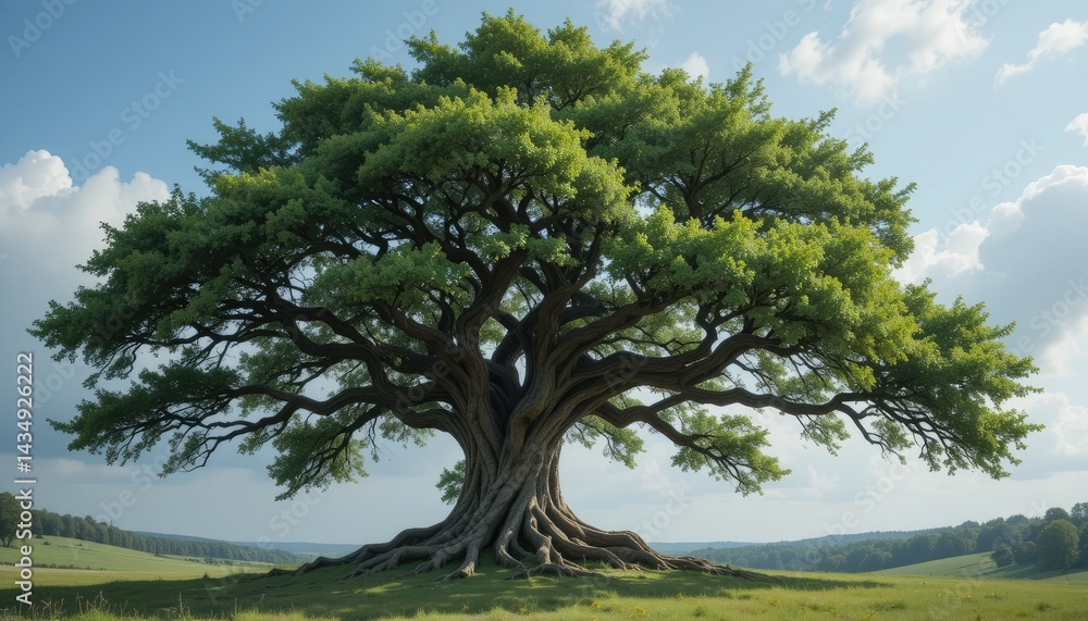 Obraz premium tree in the field