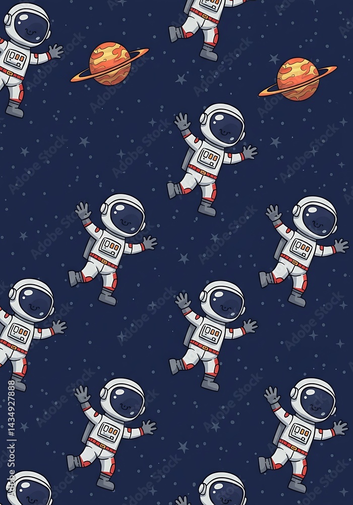 Fototapeta premium Cosmic Carousel AI Generated