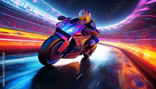 Cyberbike Speed: Futuristic Motorcycle Race