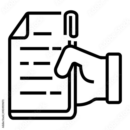 files Line Icon