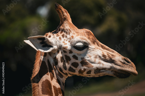 portrait of a giraffe