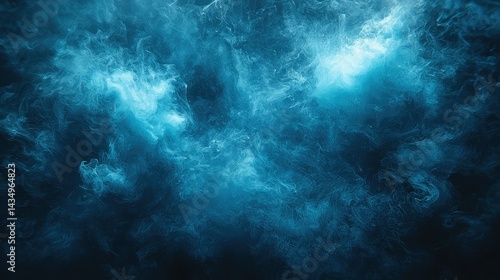 Wallpaper Mural Deep blue smoke clouds create an ethereal and dramatic effect. Torontodigital.ca