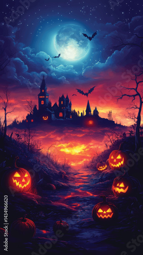  Cartoon Halloween Glow in the Wild.