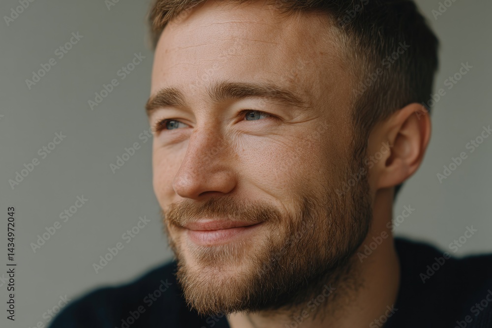 Fototapeta premium capture joyful father day atmosphere with close-up portrait against beautifully blurred background