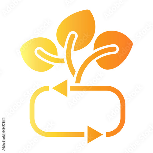 carbon capture Gradient icon