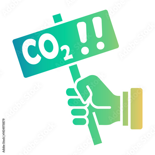 carbon capture Gradient icon