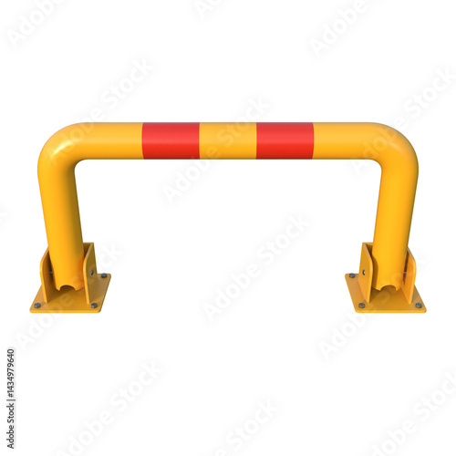 Wallpaper Mural Safety Bollard, 3d illustration isolated on white background Torontodigital.ca