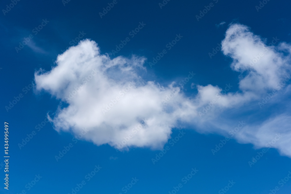 clouds clumping in the blue sky clouds clumping in the blue sky
