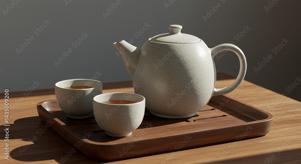 Serene Tea Ceremony: A Moment of Tranquility Serene Tea Ceremony: A Moment of Tranquility