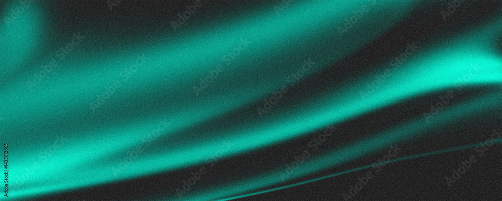 Fototapeta premium Luxury green gradient grainy texture
