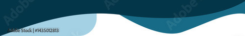 Abstract Wave Business Header Element