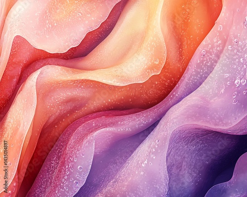 Obraz na płótnie Colorful Fabric Drape Texture w salonie