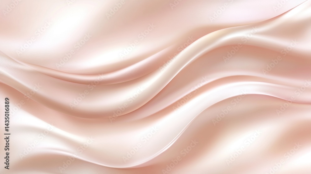 Soft, peachy silk drapes in elegant folds. Soft, peachy silk drapes in elegant folds.