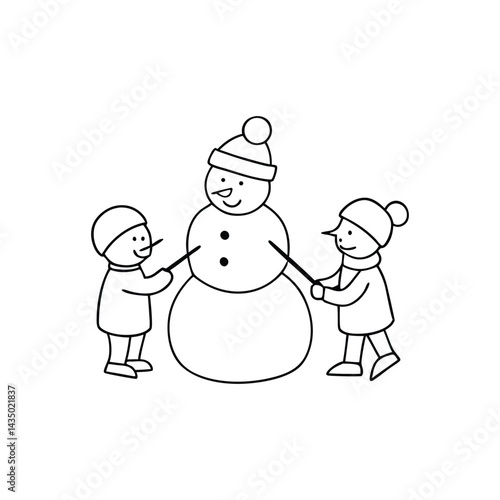 snowman and christmas