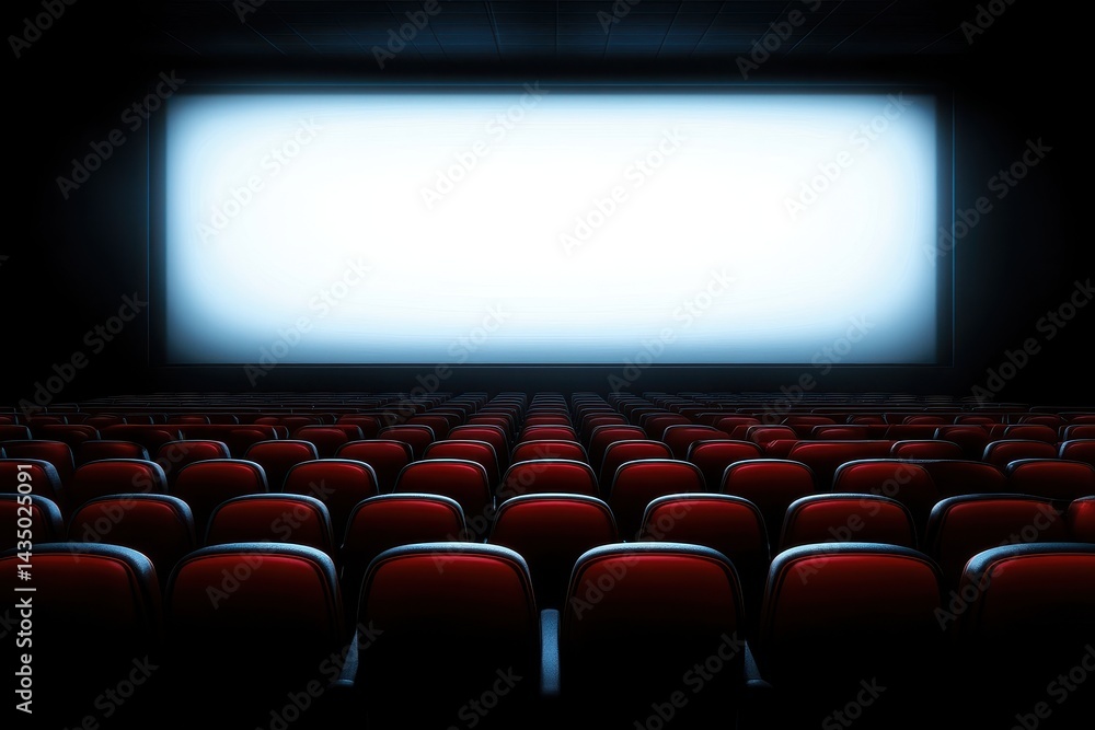 Fototapeta premium Empty movie theater (2)