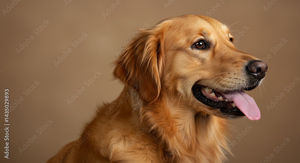 Obraz premium Golden Hour Gaze AI Generated