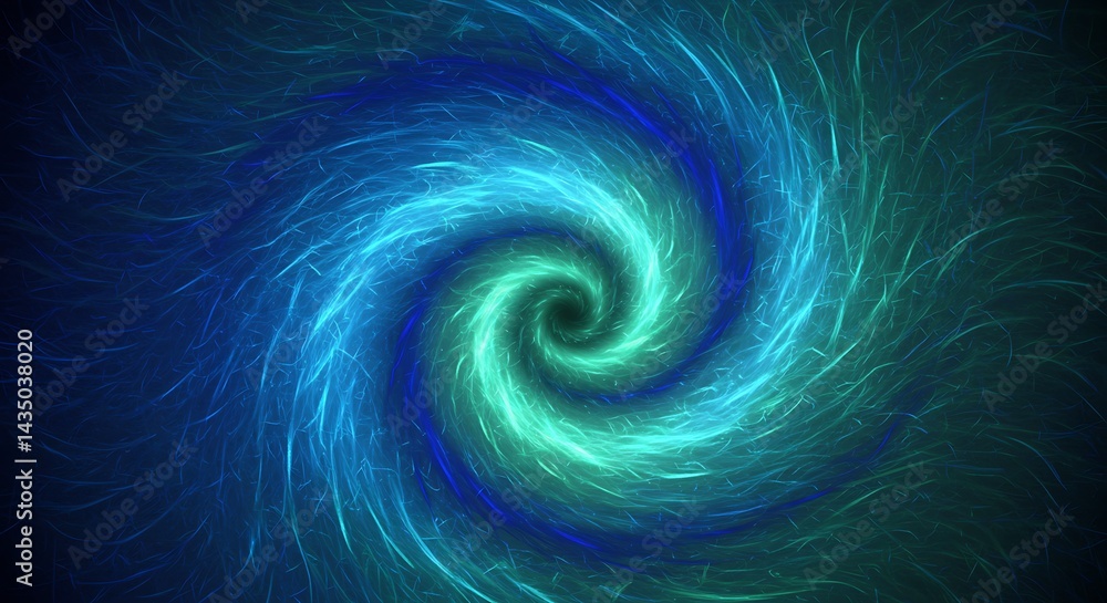 Naklejka premium Whispers of the Deep AI Generated